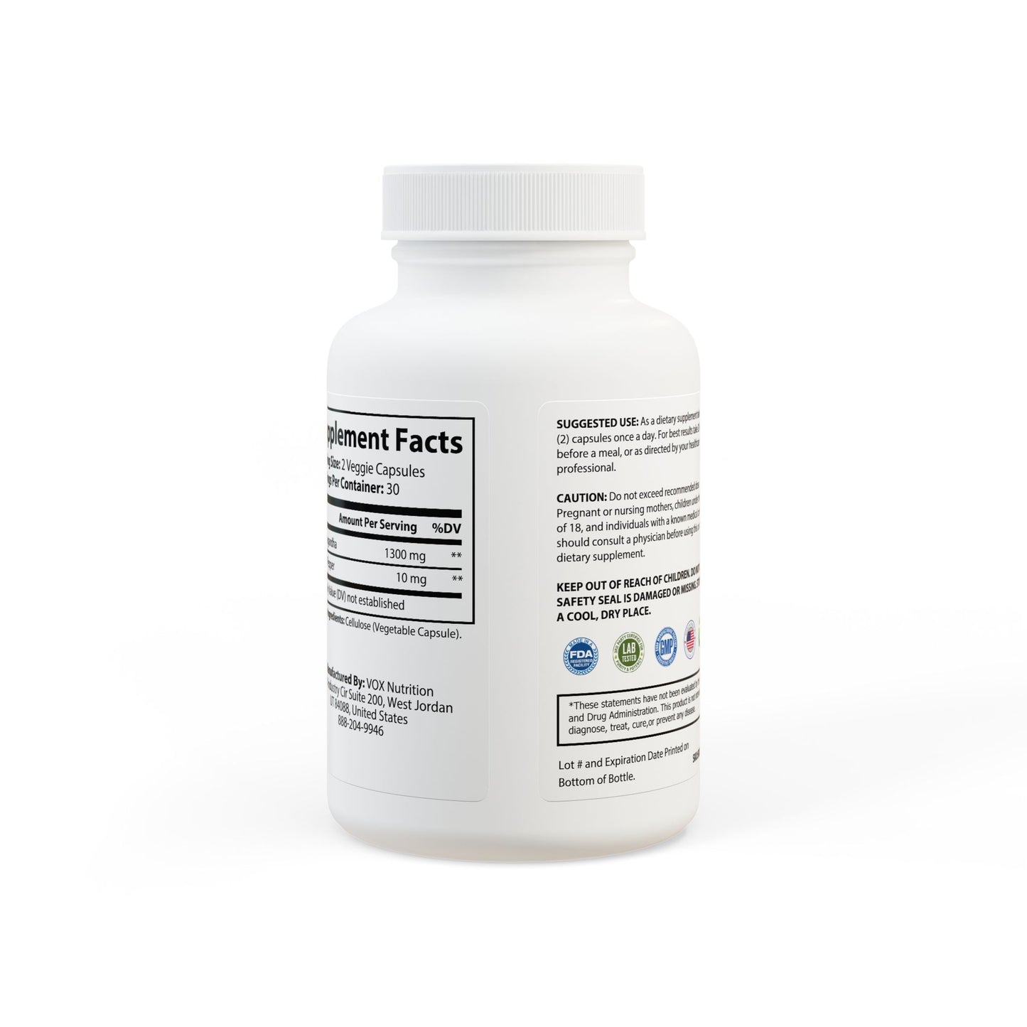 RECOVER & RELAX RAVE SUPPORT (Ashwagandha and Black Pepper)