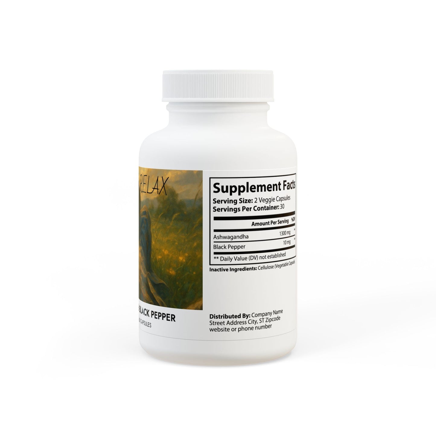 RECOVER & RELAX RAVE SUPPORT (Ashwagandha and Black Pepper)