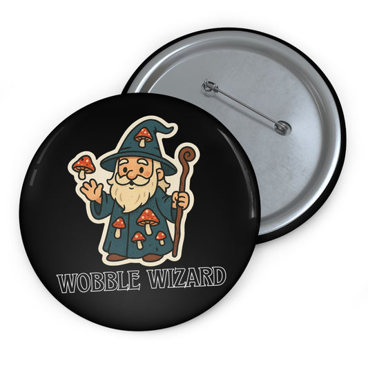 Wobble Wizard Pin - Button