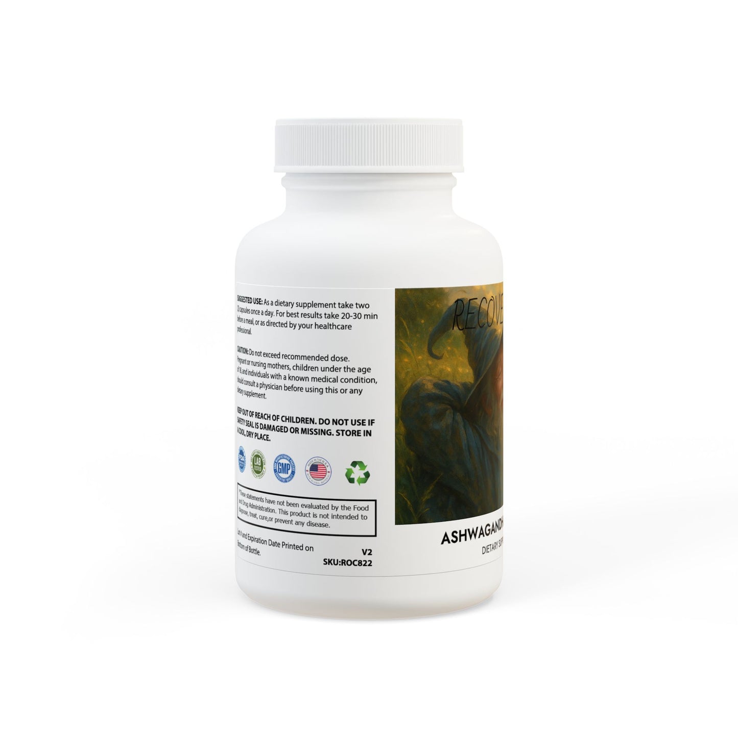 RECOVER & RELAX RAVE SUPPORT (Ashwagandha and Black Pepper)